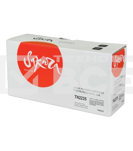 Картридж Sakura TN2235 для Brother HL-2240R, HL-2240DR, HL-2250DNR,  DCP-7060DR, DCP-7065DNR, DCP-7070DWR, MFC-7360NR, MFC-7860DWR, FAX-2845R, FAX-2940R, черный, 1200 к.