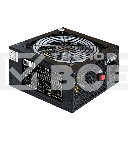 Блок питания ExeGate EVO800-LT (EX289069RUS), 800Вт, 120мм, модульный, черный