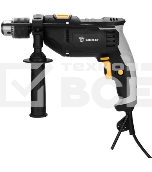 Дрель Deko DKID850W, 850 Вт, сетевая, ударная