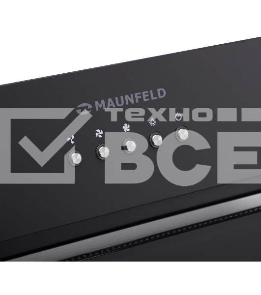 Кухонная вытяжка Maunfeld TRAPEZE 602IG черный