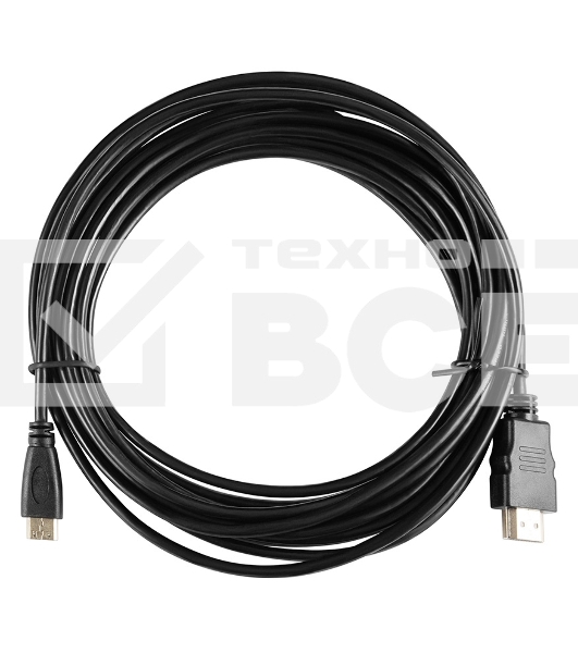 Кабель аудио-видео Buro mini-HDMI (m)/HDMI (m) 5м. черный (BHP-MINHDMI-5)