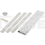 Сетка STAYER 12500-10-22 противомоскитная для двери с креп. лентой и грузиками пэт белая 1.0х2.2 м, фото2