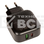 Зарядное устройство BOROFONE BA46A Premium, один порт USB, один порт Type-C, PD, 18W, 5V, 3.0A, черный, фото4