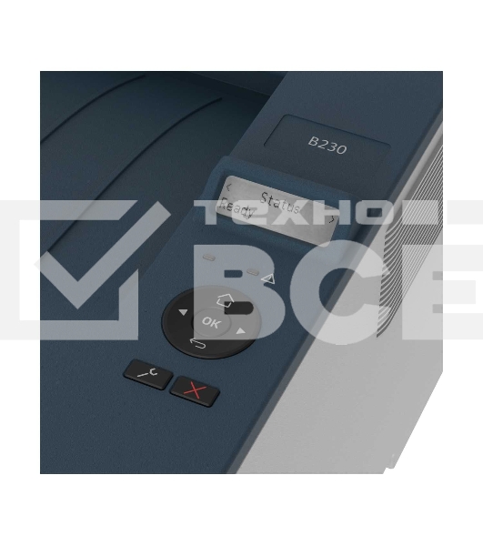 Принтер лазерный Xerox B230 (B230V_DNI), A4, ч/б, печ. до 34 стр/мин., 600 x 600 dpi, USB, RJ-45, Wi-Fi