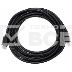 Кабель аудио-видео Cactus CS-HDMI.1.4-5 HDMI (m)/HDMI (m) 5м. Позолоченные контакты черный, фото 1