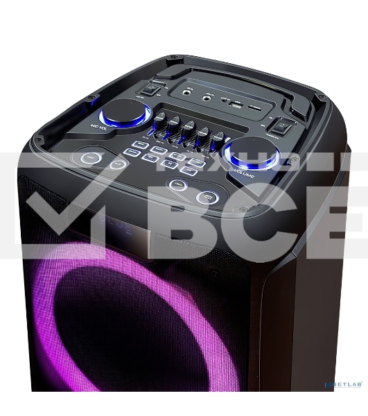 Акустическая система Ginzzu GM-202 Midi, RGb/BT/USB/SD/FM/ДУ