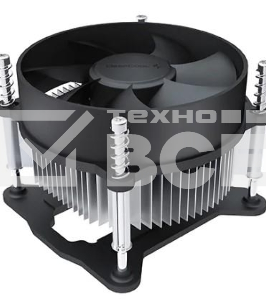 Кулер для процессора DEEPCOOL CK-11508 PWM черный, 92 мм, алюминий, 2200 об/мин, 30.1 дБ, 4 pin, 65 Вт, 70 мм