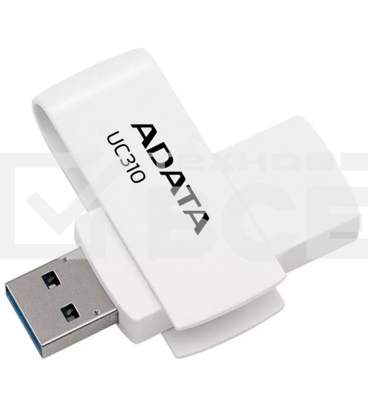 Флеш диск ADATA USB3 64GB WHITE UC310-64G-RWH