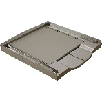 Соединительный элемент для сушильных машин Midea/Соединительный элемент для сушильных машин Midea, выдвижная полка, максимальная нагрузка на полку 16 кг, серебристый, фото3