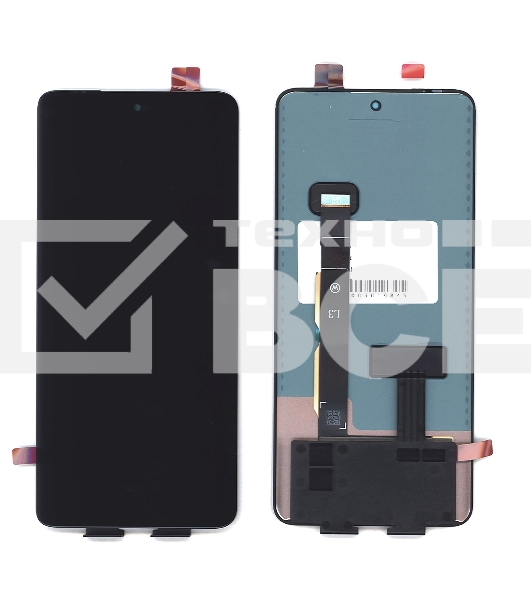 Дисплей для Motorola Edge 40 в сборе с тачскрином черный