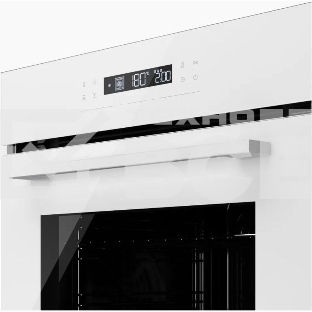 Встраиваемый духовой шкаф Kuppersberg HO 615 W, электрический, High-Tech, 60 см, объем 73 л, 10 режимов, 6 автропрограмм, доводчик двери, сенсорное управление, макс. Температура 250 градусов, дисплей, таймер, телескопические направляющие на 1 уровень, цве