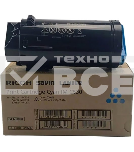 Картридж лазерный голубой Ricoh 418241 для IM C530FB/C530F