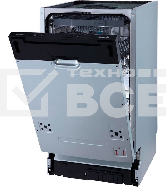 Встраиваемая посудомоечная машина GORENJE GV561D11 Встраиваемые ПММ шириной 45 см,Количество корзин:3,Бак из нержавеющей стали,Защита от перелива: Полный AquaStop,Расход воды на цикл: 9 л,Уровень шума: 45 дБ (А) относительно 1 пВт,Габаритные размеры (вхшхг): 81,5 × 44,8 × 55 см