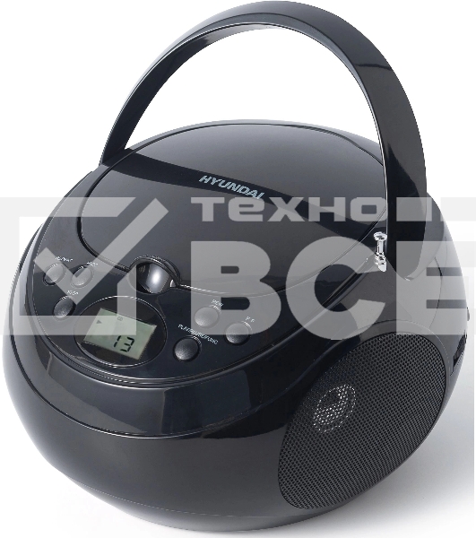 Аудиомагнитола Hyundai H-CD3300 черный 4Вт CD CDRW MP3 FM(dig)