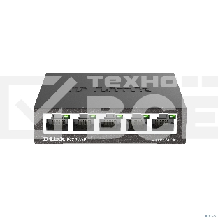 Коммутатор неуправляемый D-Link DGS-1005D/R1A с 5 портами 10/100/1000Base-T