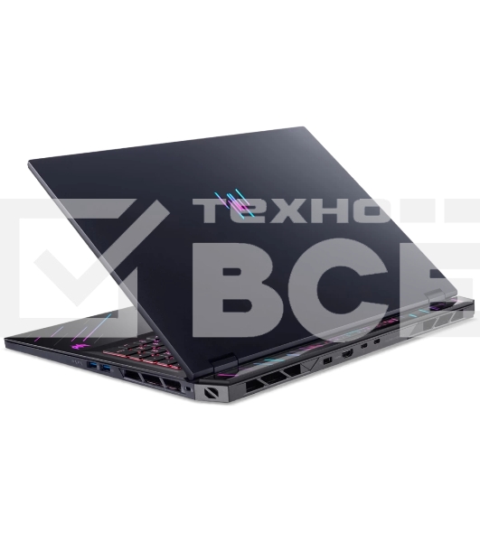 Ноутбук Acer Predator Helios 18 AI PH18-73-99GX черный 18'(2560x1600 miniLED (матовый, 240Hz, 3ms))/Intel Core Ultra 9 275HX(2.7Ghz)/64Gb/2Tb SSD/noDVD/Ext:NVIDIA GeForce RTX 5080(16Gb)/Cam/BT/WiFi/100WHr/war 1y/3.5kg/NoOS
