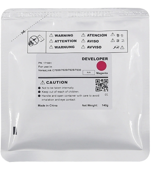 Девелопер CET для Xerox VersaLink C7000/C7020/C7025/7C030 Magenta (140г, 400000 стр.)