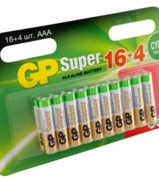 Элемент питания ААА GP GP24AA21-2CRSC5 Super Alkaline G-TECH алкалиновый, 5 шт