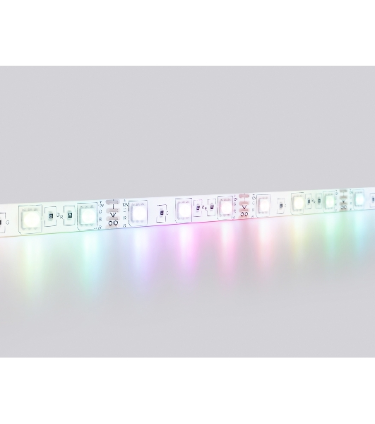 Светодиодная лента Ambrella light GS2302 5050 60Led/ 14.4W m/ 12V IP65 RGB/ 5000*10*2.87mm (4 конт.)