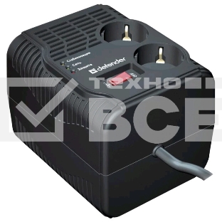 Стабилизатор напряжения Defender AVR Typhoon 600 VA (99032)
