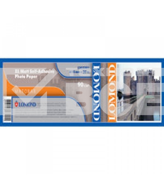 Фотобумага LOMOND XL Glossy Self-Аdhesive Photo Paper, самоклеящаяся, ролик 914мм х50 мм, 85 г/м2, 20 метров.