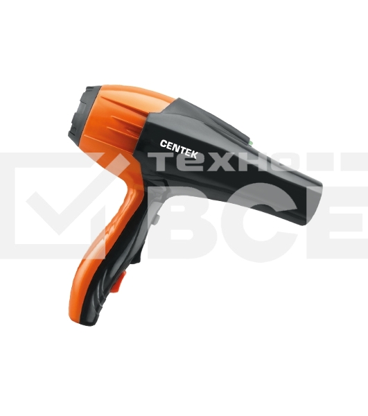 Фен Centek CT-2226 Professional (черн/оранж) 2200Вт, мощный AC мотор, 5 режимов, 2 концентратора