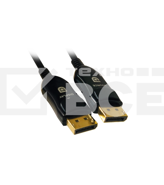 Кабель аудио-видео Digma 1.4v AOC DisplayPort (m)/DisplayPort (m) 10м. Позолоченные контакты черный (BHP DP 1.4-10)