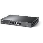 Коммутатор TP-Link 5-Port 2.5G Multi-Gigabit Desktop Switch, 5 × 2.5 G RJ45 Ports, Desktop Steel Case, Silent, Plug and Play, Wall mount., фото3