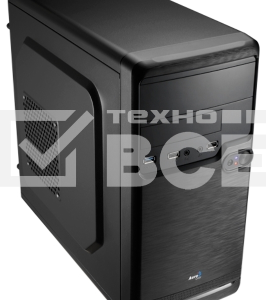 Корпус Aerocool / Formula Qs-182 черный без БП mATX 2x120mm 2xUSB2.0 1xUSB3.0 audio