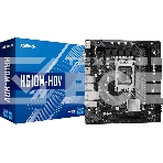 Материнская плата ASRock H610M-HDV, LGA 1700, Intel H610, 2xDDR4, 4xSATA, 1xPCIe 4.0 x16, 1xPCIe x1, 1xHDMI, 1xDP, 1xVGA, 1x 1Gb LAN, 2xUSB-A 3.2 Gen 1, 4xUSB-A 2.0, 3x3.5 мм, 7.1, mATX, фото2