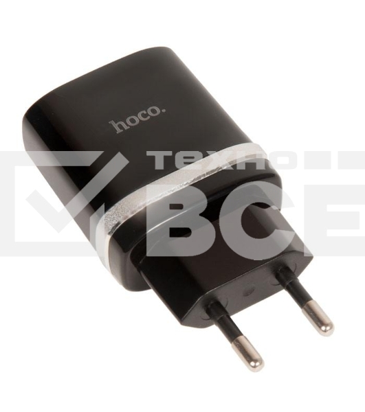 Сетевое зарядное устройство + Кабель Type-C HOCO HC-16293 C12Q/1m/QC 3.0/1 USB/Выход: 5V_9V_12V, 18W, черный