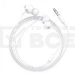 Гарнитура HOCO m60 Perfect sound с микрофоном, 3.5 Jack, белый, фото2