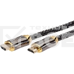 Кабель HDMI 19M/M,ver. 2.1, 8K@60 Hz 3m метал разъемы, нейлоновая оплетка Telecom <TCG300-3M>, фото3