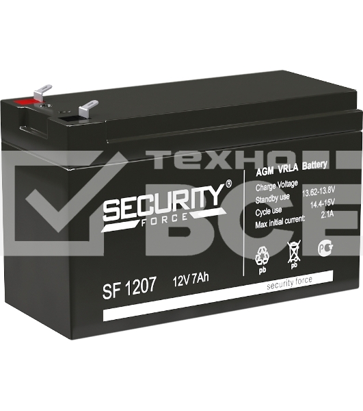 Батарея Delta Security Force SF 1207 (12V 7Ah)