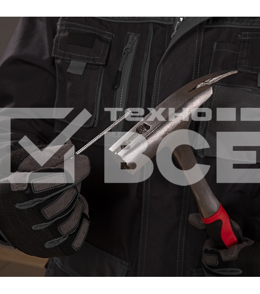 Молоток Matrix кровельщика 600г цельнометаллический двухкомпонентная рукоятка