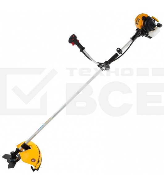 Триммер Denzel DT 25 бензиновый 25см3 1.3 лс. неразъемная штанга состоит из 2 частей