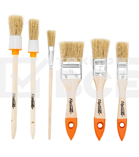 Набор кистей Sparta 6 шт.(плоские 3/4