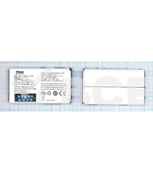Аккумуляторная батарея Li3712T42P3h734141 для ZTE N960 ZTE U236 3.7V 4.5Wh