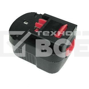 Аккумулятор для Black & Decker (p/n: A12, A12E, A12EX, A12-XJ, FS120B, FSB12, HPB12) 1.5Ah 12V