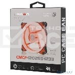 Вентилятор для корпуса Crown CMCF-12025S-1233 черный/оранжевый, 120 мм, 1650 об/мин, 23 дБ, 3 pin, фото12