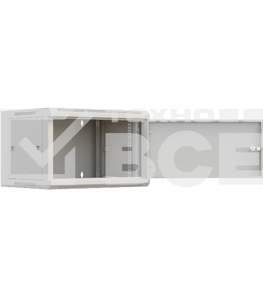 Шкаф коммутационный NTSS Премиум (NTSS-W9U6060FD) настенный 9U 570x600мм пер.дв.металл 60кг серый 500мм 22кг 220град. 500мм IP20 сталь
