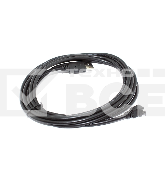 Кабель USB  Type A на Micro USB угол вниз  3 м