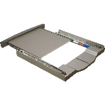 Соединительный элемент для сушильных машин Midea/Соединительный элемент для сушильных машин Midea, выдвижная полка, максимальная нагрузка на полку 16 кг, серебристый, фото2