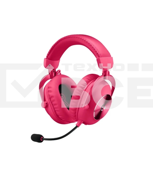 Игровая беспроводная гарнитура Logitech G Pro X 2 Wireless, розовый [981-001275]