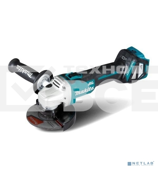 УШМ MAKITA DGA511Z ф125мм, 18В, Li-ion, 3000-8500об\м, 2.3кг, пл пуск, anti-restart, защ от обр.уд
