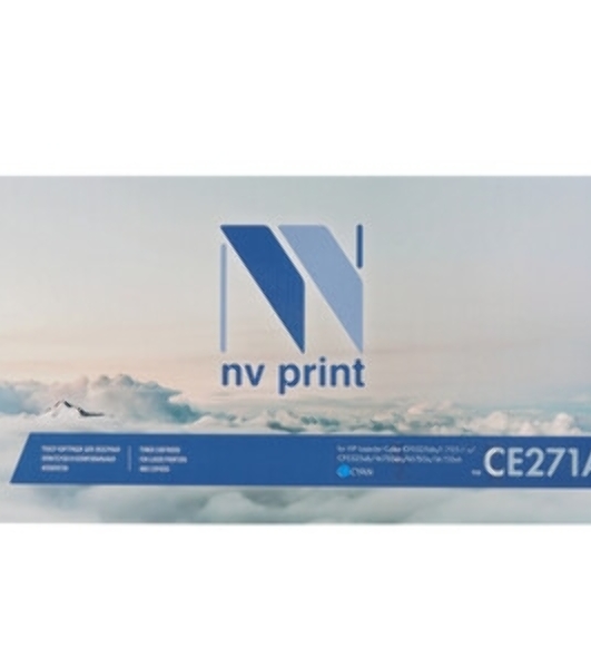 Картридж лазерный NVPrint совместимый HP CE271A Cyan для LJ Color CP5520 (15000k)