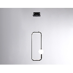 Светильник Ambrella light FL66363 BK черный 19W 4200K 190*80*1000, фото3
