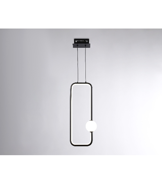Светильник Ambrella light FL66363 BK черный 19W 4200K 190*80*1000