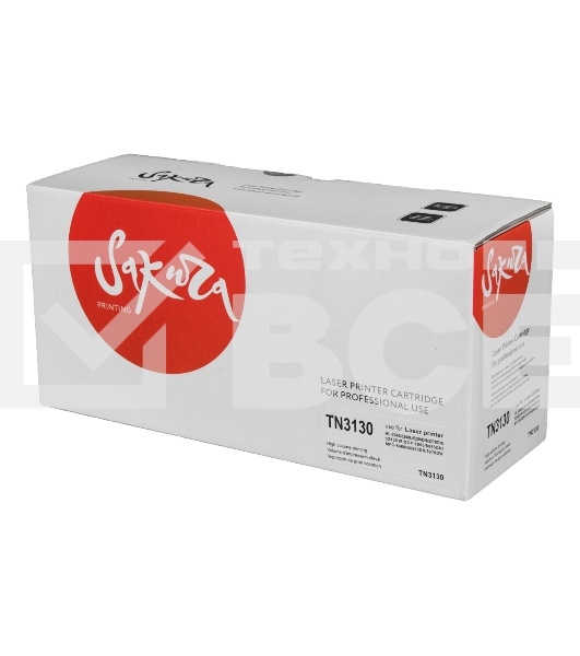 Картридж лазерный Sakura TN3130  для Brother HL-5240, HL-5240L, HL-5250DN, HL-5270DN, HL-5280DW, DCP-8060, DCP-8065DN, MFC-8460N, MFC-8860DN, MFC-8870DW, черный 3500 к.