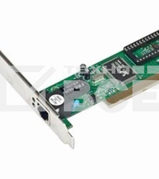 Сетевой адаптер Ethernet Gembird NIC-R1 100/10, PCI, чипсет RTL8139C